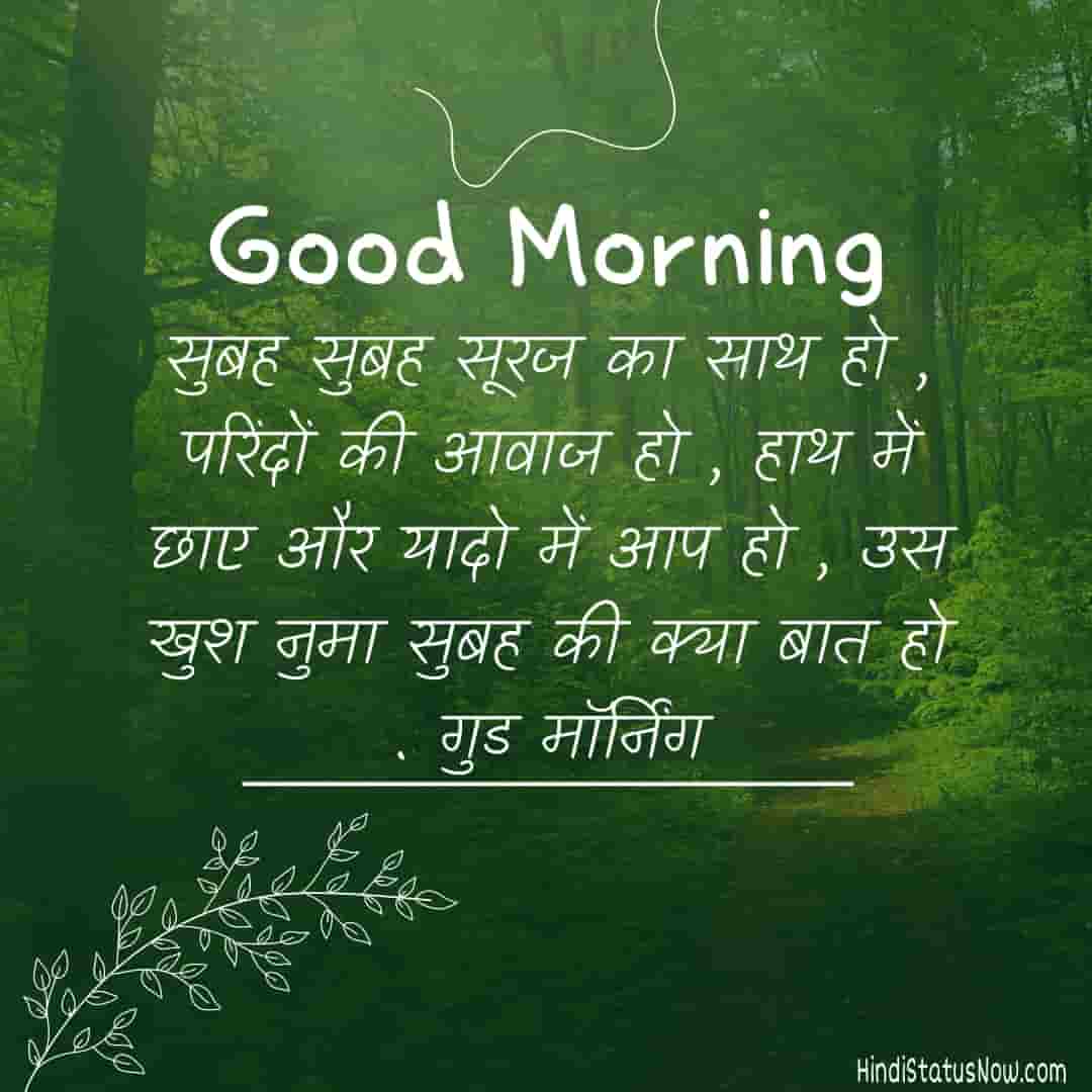 morning shayari image in hindi