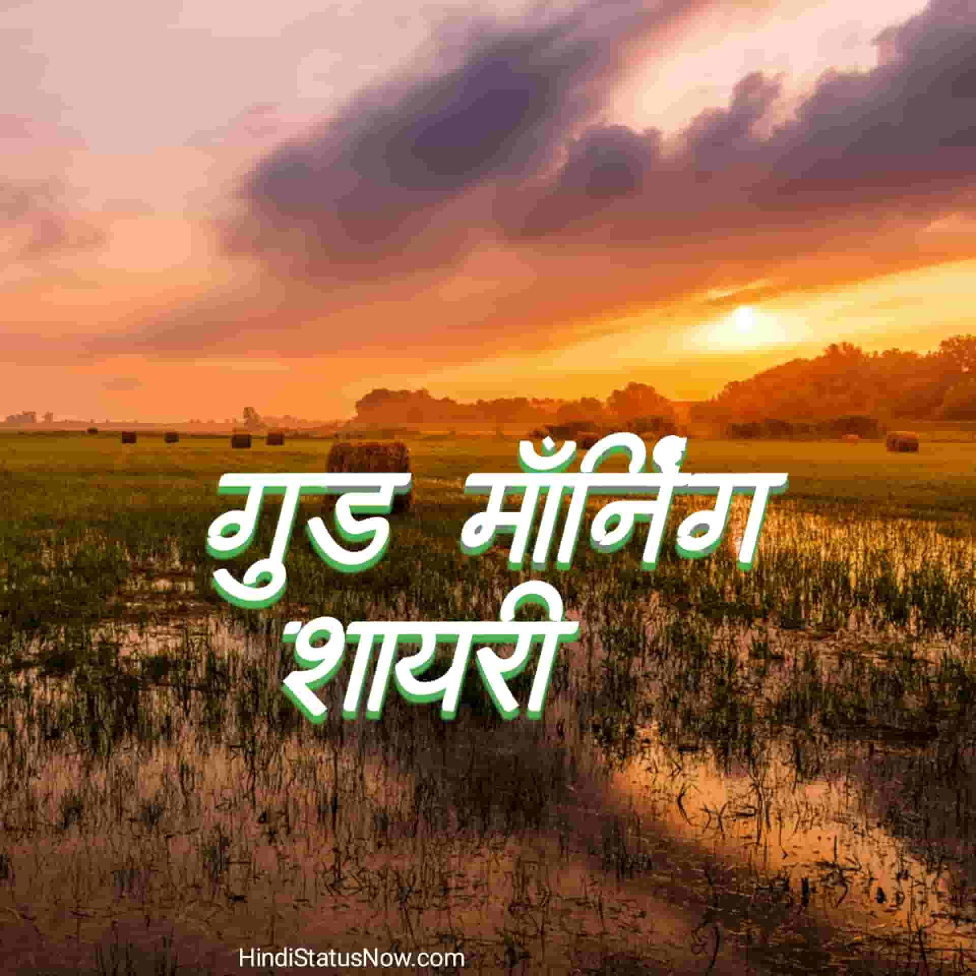 गुड मॉर्निंग शायरी | Good Morning Shayari In Hindi