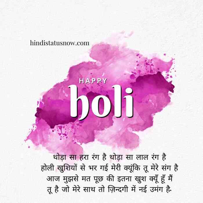  Happy Holi Shayari In Hindi