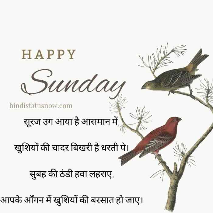 Sunday Morning Shayari In Hindi